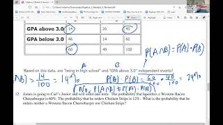 Algebra 2 - Module 9 Review part 2