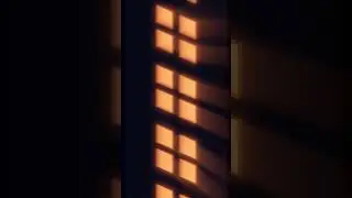 Room Windows With Light Rays | Going Down | Looping Background | After Effects | 2023 | #shorts
