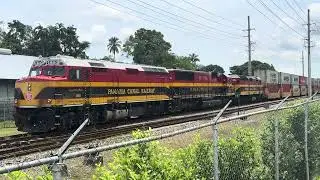 PCRC #1860, #1870, #1864 Idling afuera de la estacion de carga.