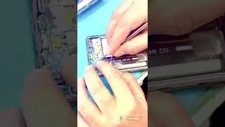 مشكله لايشحن وظهور مثلث اصفرSamsung A725F 4G is not charging