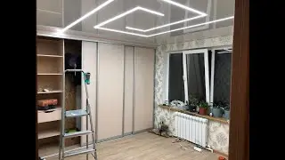 Световые линии на потолке2