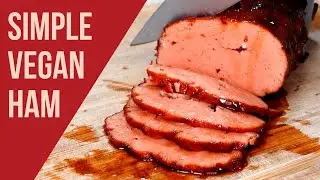 QUICKER & EASIER VEGAN HAM with wheat gluten | Pig Saver