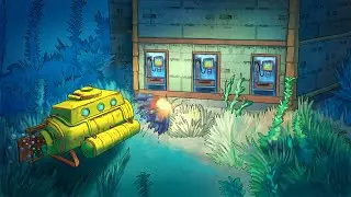We raid the underwater base Rust/Rust in a submarine