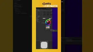 How to create a color palette in unity 
