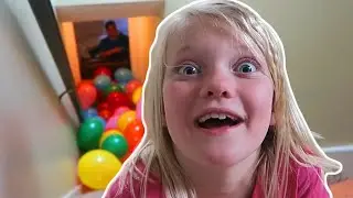 BALLOON STAIR SLIDE!