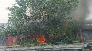 Detik-Detik Kebakaran Pasar Horas (Pajak Horas) Gedung IV Pematang Siantar