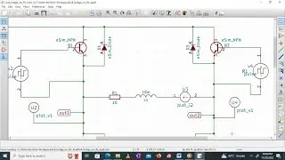 Single Phase Full Bridge Inverter with RL load simulation using eSim open-source EDA tool