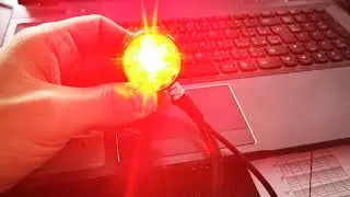 Ultra light headlamp SOLC Spike - first preview of prototype 21 gram 3000 lumen