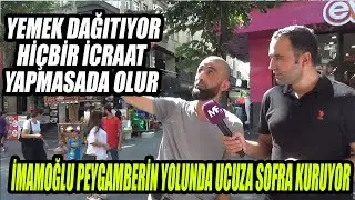 İmamoğlu Peygamberin Yolunda,Ucuza Sofra Kuruyor En Büyük İcraat Bu