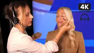 ASMR Clothing Adjustments For Live TV Interview ✨ Lint Rolling & Final Touch Ups