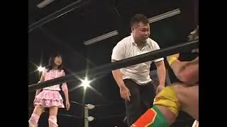 Kenny Omega and Riho vs Emi Sakura and Takanashi in Ice Ribbon on 5/9/09