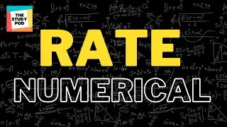 RATE NUMERICAL | SCIENCE | GRADE  6 | The Study Pod