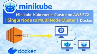 Day 4 | Minikube Kubernetes Cluster on AWS EC2 | Single Node to Multi Node Cluster | Docker