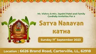 SATYA NARAYAN KATHA 17 SEPT 2023