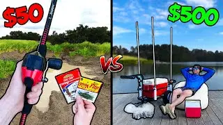 $50 vs $500 Budget Fishing Challenge