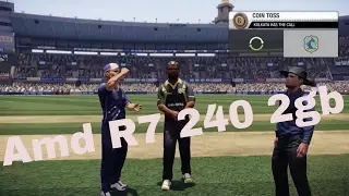 Don Bradman Cricket 14 gameplay on AMD R7 240 2GB