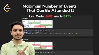 1751. Maximum Number of Events That Can Be Attended II