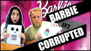 Ruining A Barbie Colouring Book