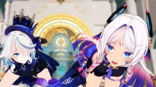 Furina pranks Citlali [Genshin Impact MMD]