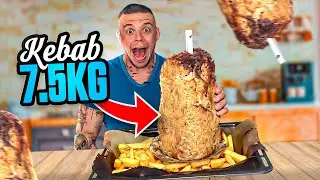 JE MANGE une BROCHE de KEBAB MAISON ! + 7,5 KG !