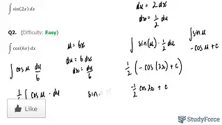 📚 How to find the antiderivative of double-angle trigonometric functions, sin(2x), cos(2x), etc.