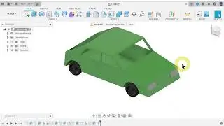Fusion 360. Модель легкового автомобиля.