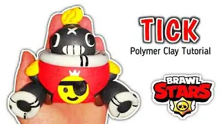 TICK BRAWL STARS | Polymer Clay Tutorial