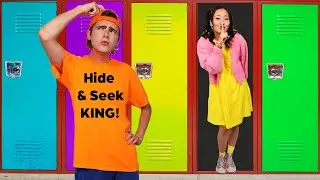 EXTREME Hide and Seek Challenge With Friends | The Ellie Sparkles Show
