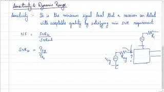 RFIC Unit 2 : Lecture 1: Noise figure, Sensitivity and Dynamic Range