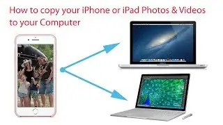How to copy your iPhone & iPad Photos & Videos to your computer