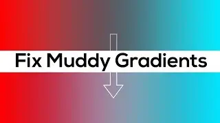 After Effects Tutorial: Fix Muddy Gradients! Get the Gray out of Your Gradients!