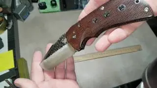 Brutal knife . Friction folder
