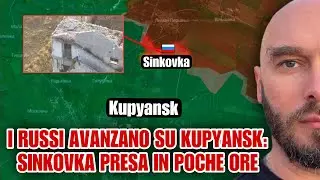 I russi avanzano su Kupyansk: Sinkovka presa in poche ore.