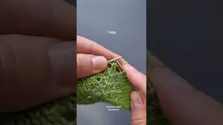 Регланная линия "Ёлочка ". Простая и красивая. Схема в конце видео #knitting #tutorial #handmade