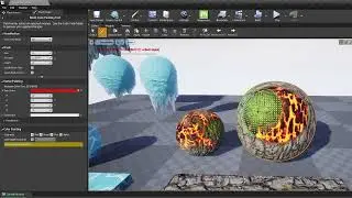 Wood Burning Material - Unreal Engine