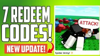 *SECRET UPDATE!* | Spider Army! CODES  2025 | ROBLOX Spider Army!CODES