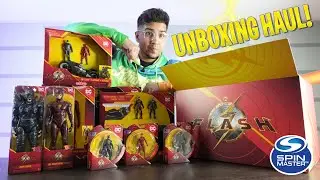 The Flash Movie - Unboxing Toy Haul - by Spin Master 2023