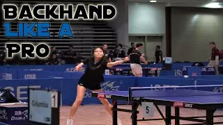 Backhand Counter Topspin in 10 Mins