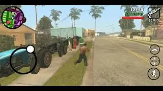 Gta San Andreas || 11 🚜 tractors connected 🔥🔥🔥🔥