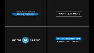 20 Simple Titles | After Effects Template FREE