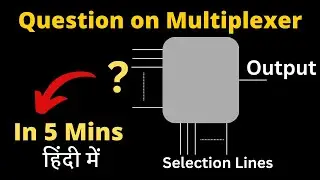 Input of Multiplexer when output is given || Digital Logic in Hindi