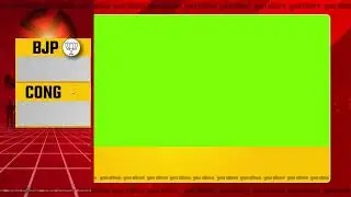 Election result Side Tally Green Screen l for Subscriber- like- comments