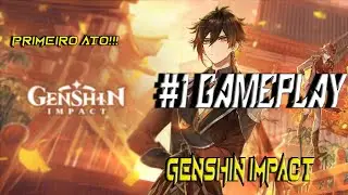 Genshin impact Inicio De GamePay #1 Primeiras Impressões Com o Jogo!!!