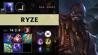 Ryze Carry vs Yunara - KR Diamond Patch 26.16