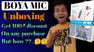 Boya BYM1 Mic Unboxing|And full review |Best budget Mic for Youtubers |Lavalier microphone with DSLR