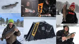 Ice Fishing Rainbow Trout- The Means & Methods in Northern Michigan