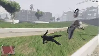 GTA 5 трюки на мотоцикле #1