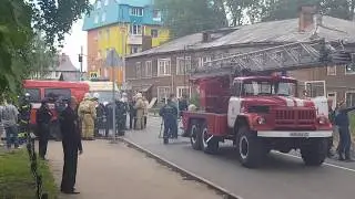 В Сыктывкаре 26 июня горел индустриальный колледж