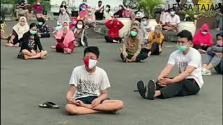 GANJAR PRANOWO KUNJUNGI PASIEN ISOLASI COVID-19