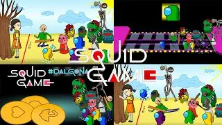 Squid Game | All epizodes | 어몽어스 오징어 게임 [몰아보기]